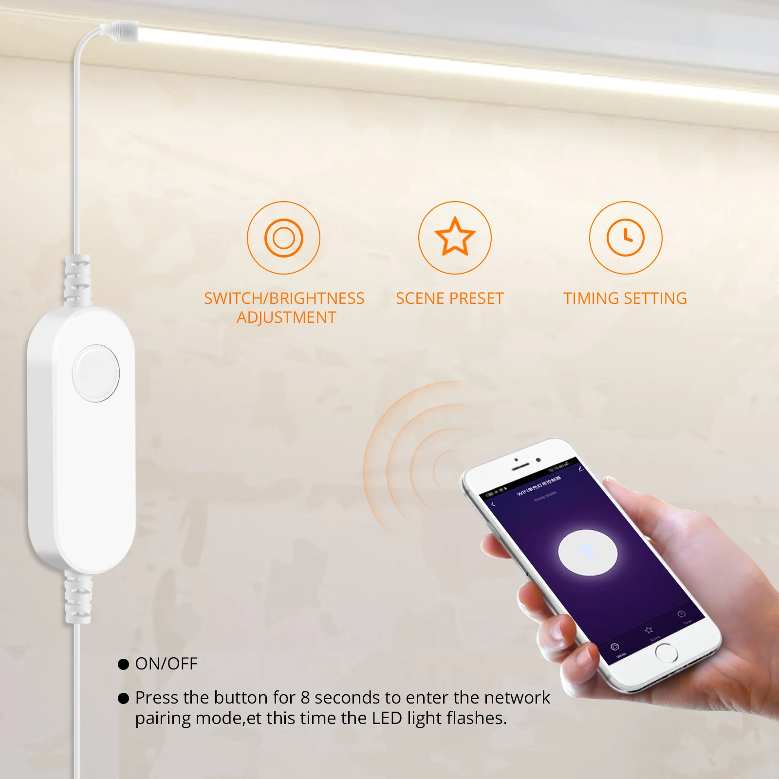 EU plug Tuya Smart Life pasek światło neonowe LED sterowanie przez WIFI DC12V/24V 120LED/M elastyczna lina świetlówka pracy z Alexa Google Home