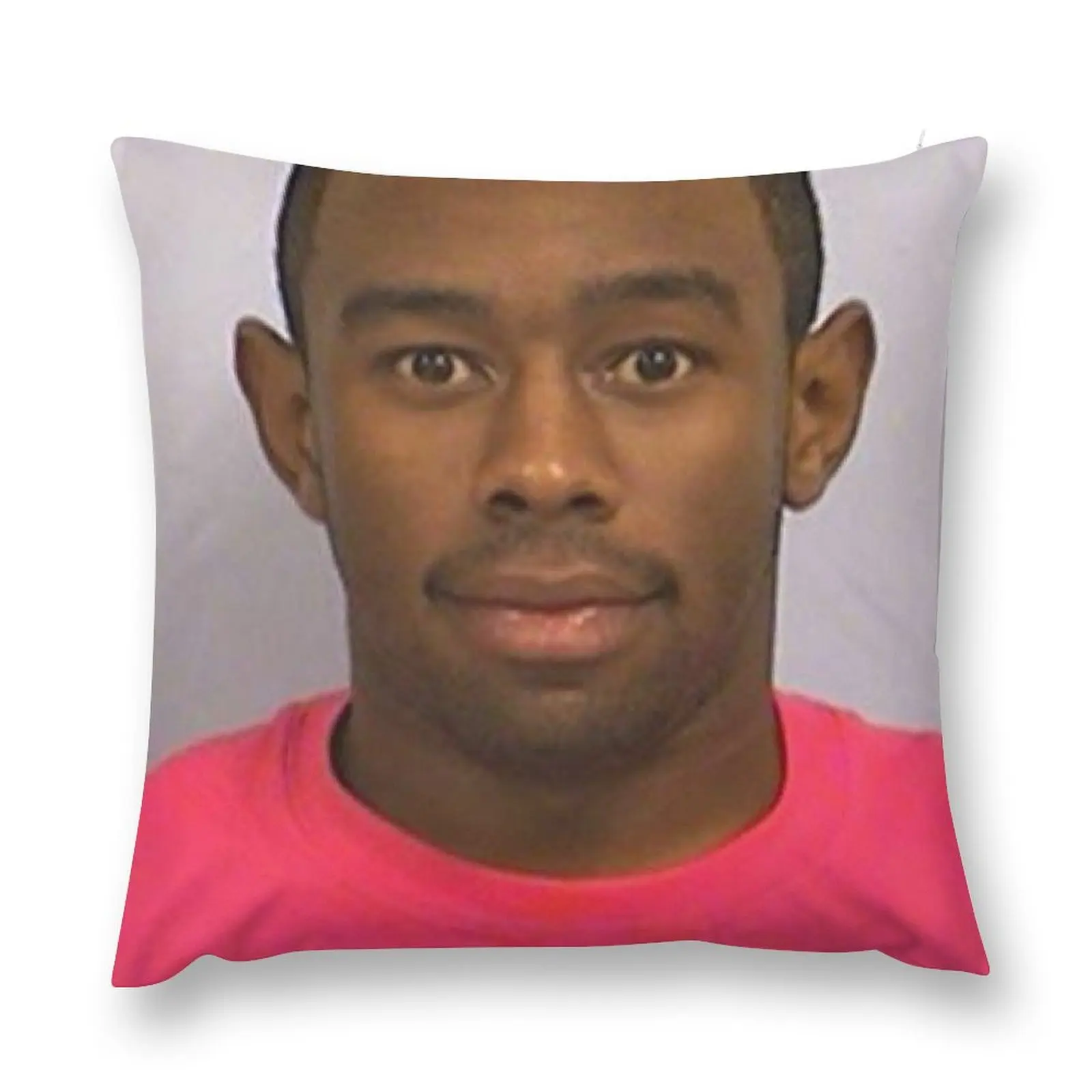 

tyler mugshot Throw Pillow Luxury Cushion Cover Cushions Pillows Aesthetic