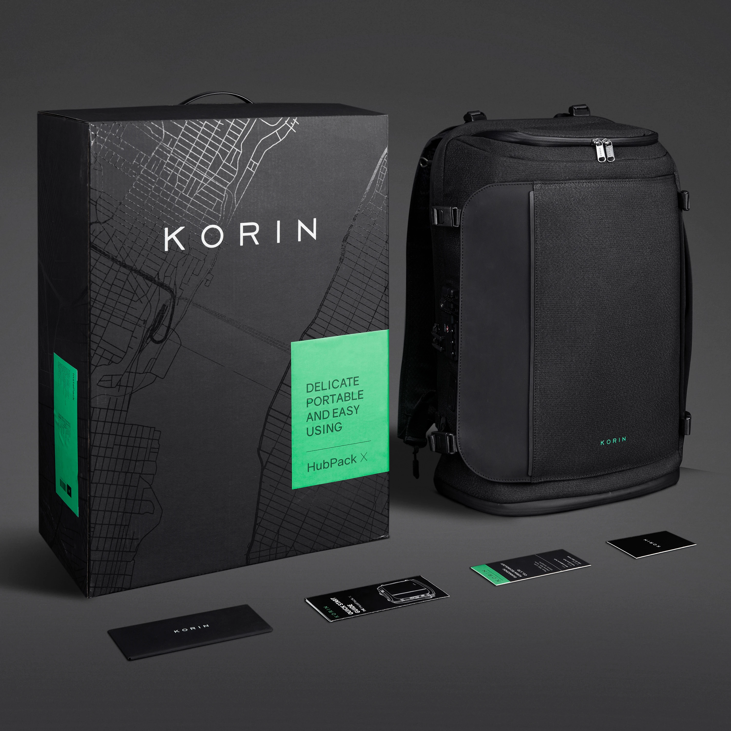 Korin HubPack X With Gift Box Anti-theft Anti-Cut Backpack For Men