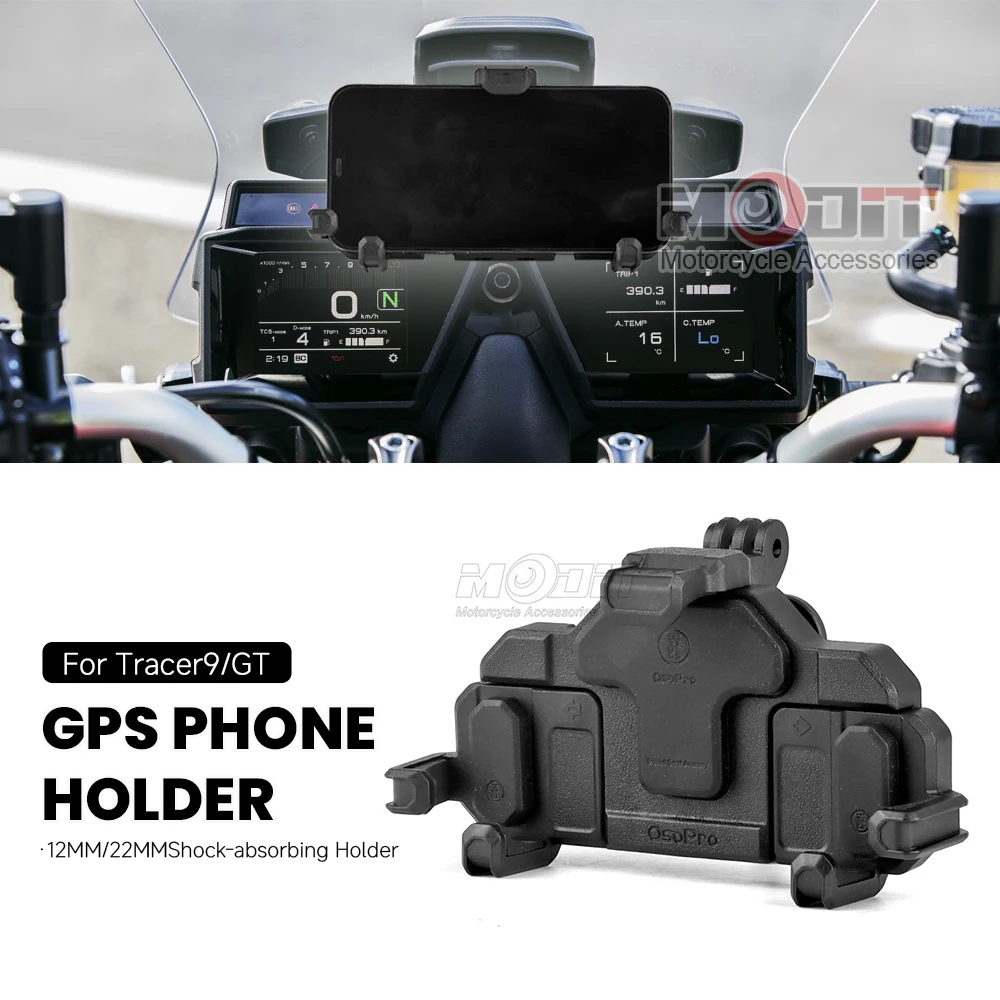 New For Yamaha Tracer9 Tracer900 Tracer 9 GT 900 GT Motorcycle Accessories 12MM 22MM Phone Holder GPS Navigation Stand Bracket