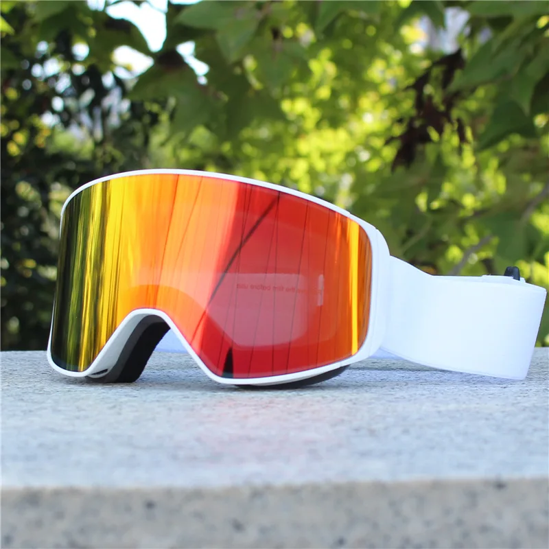 Magnetic Ski Goggles Double Layer Anti Fog UV Protection Snowboard Glasses HD Lens Winter Sports Eyewear