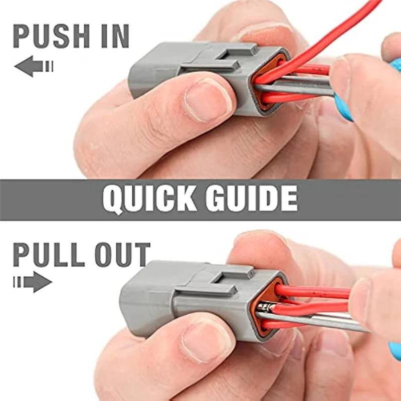 

ABWZ-For Deutsch Solid Contacts Contact Removal Tools Automotive Aftermarket Service Kit Connector Plug Pin Remover