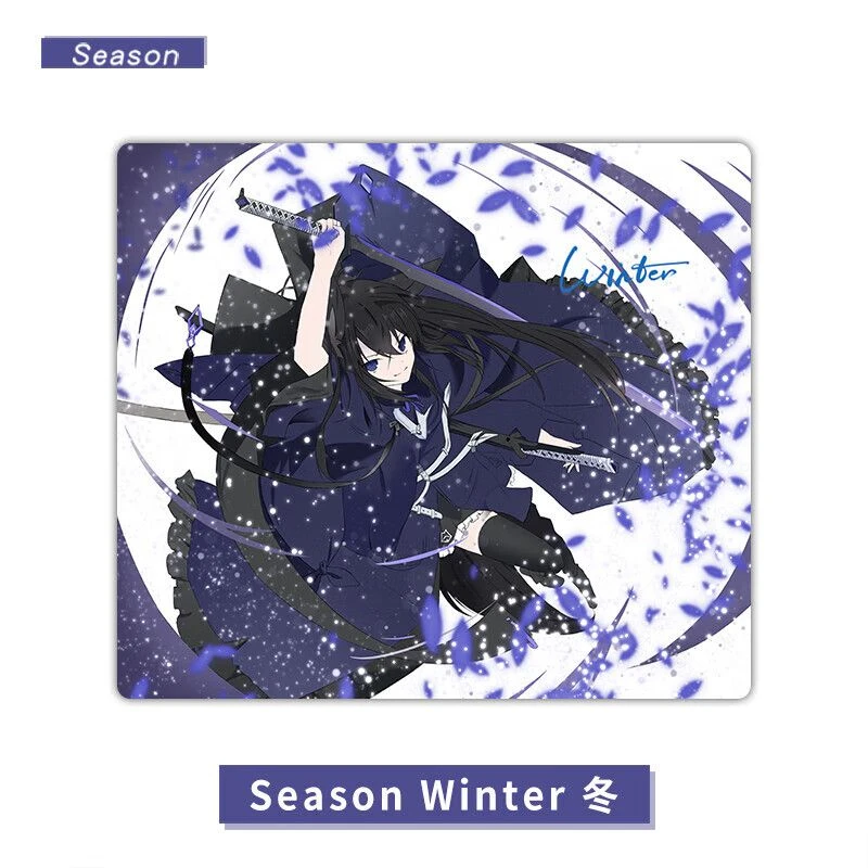 Cool Anime Girl Glass Mousepad Sora Game Mouse Pad Customized Pattern Tempered Smooth Gaming Desk Mat Fps Esports Office Gaming