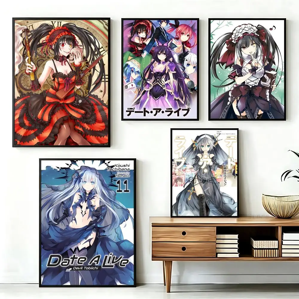 anime Date A Live V Poster  Poster HD Printing Fresh and Nordic Home Decor Wall Art for the Living Rooms Hallways Gift Giving