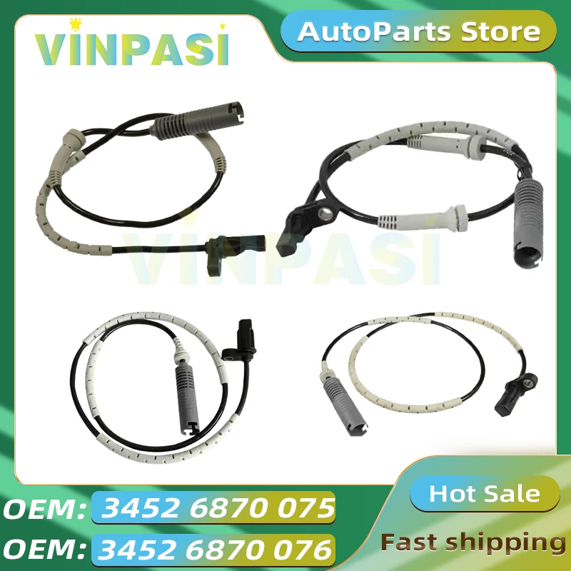 

Автомобильные датчики скорости переднего и заднего колеса ABS, подходят для BMW 1 3 серии E81E82E87E88E90E92, датчик скорости 34526870075 34526870076