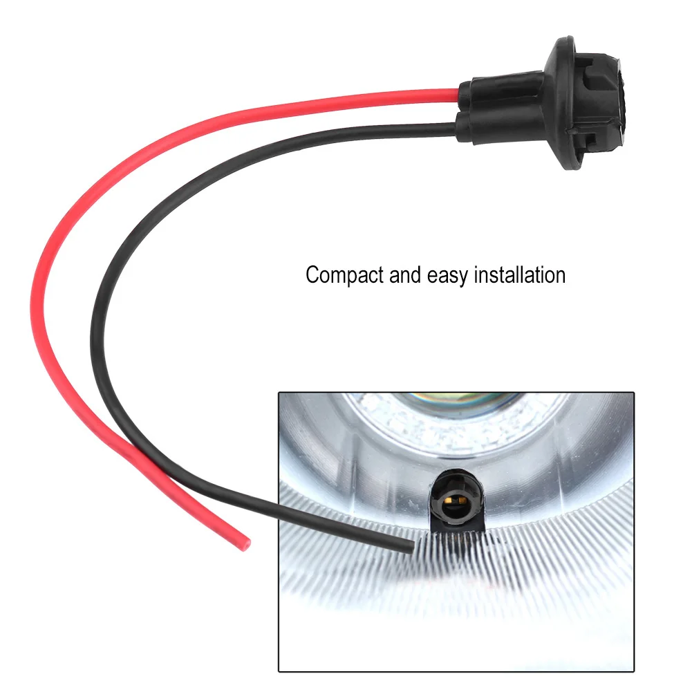 10Pcs Car T10 Lamp Bulb Socket Holder Connector LED Wedge Light Base Extension Adapter Auto Electrical Accessory