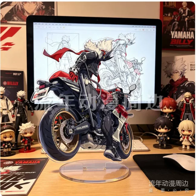 Anime Zenless Zone Zero Starlight - Billy Saber Acrylic Stand Figure Model Plate Cosplay Collection Desktop Decor Gifts XH