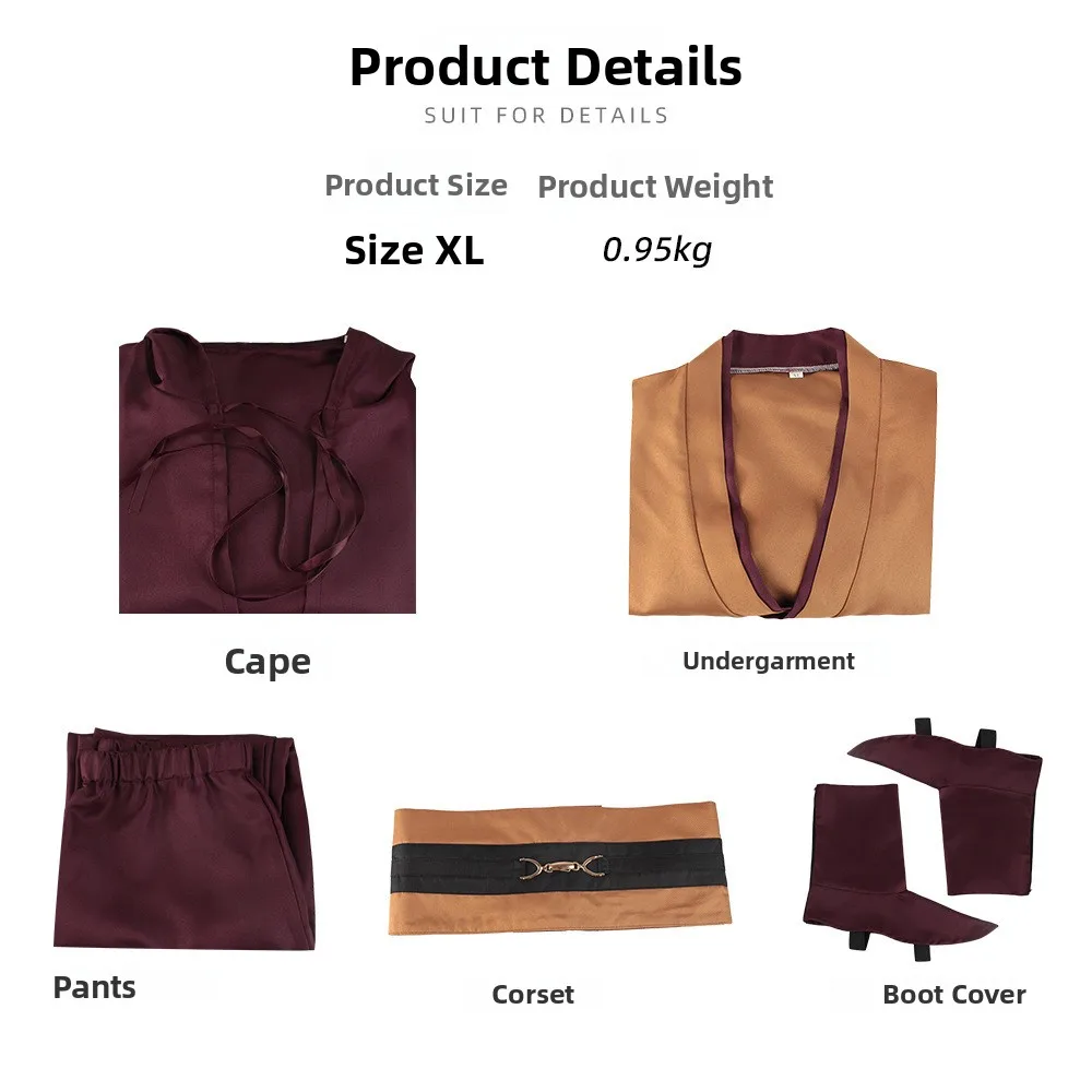 

loween Cosplay Costume Obi Wan Jedi Warrior Stage Performance Costume Women's Traditional Chinese Clothing