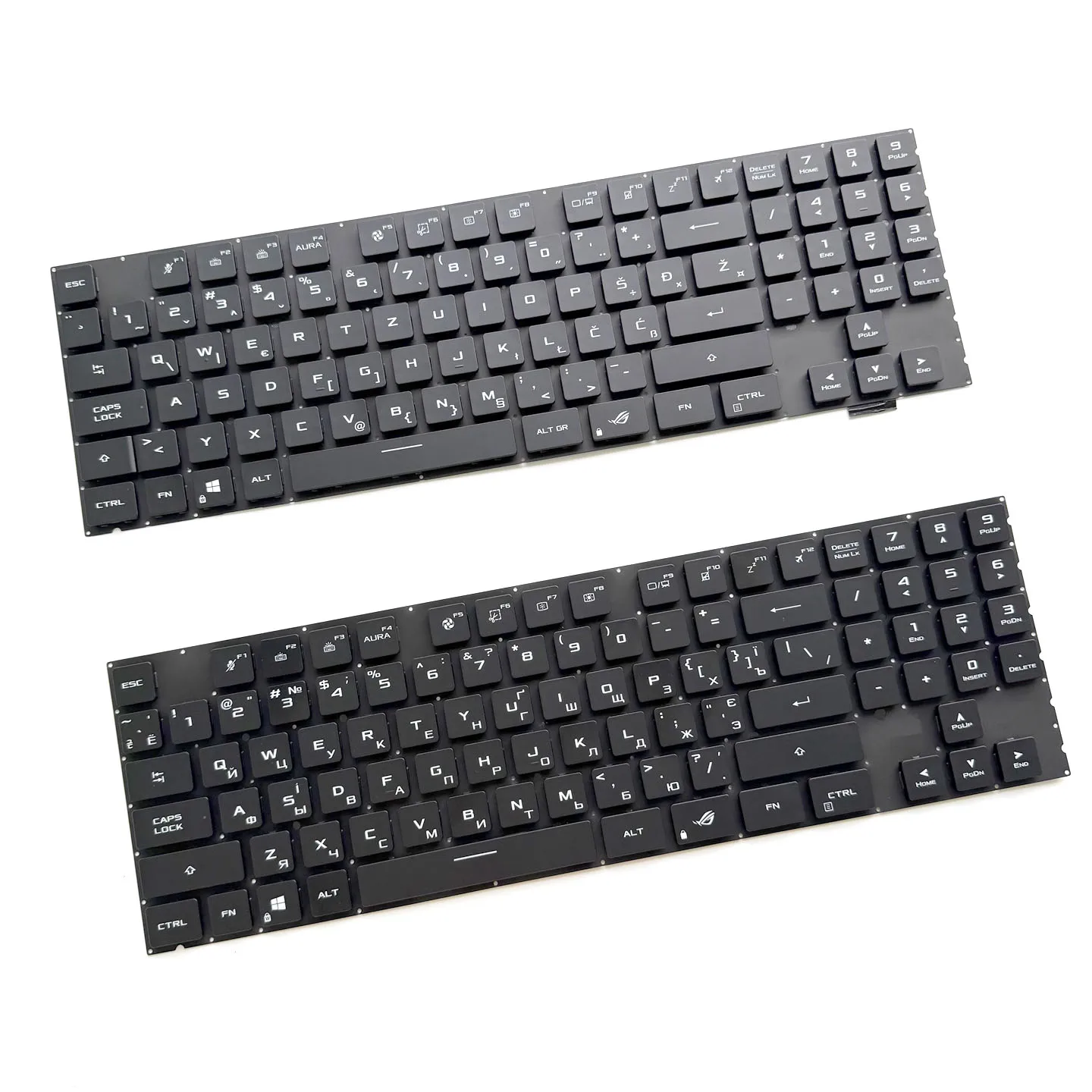 Immagine 3: Adatto per Ice Blade 5 Rog Zephyrus S17 Gx703 Gx703Vi, Scocca Tastiera, Parti per Laptop, Poggiapolsi, Telaio per Computer