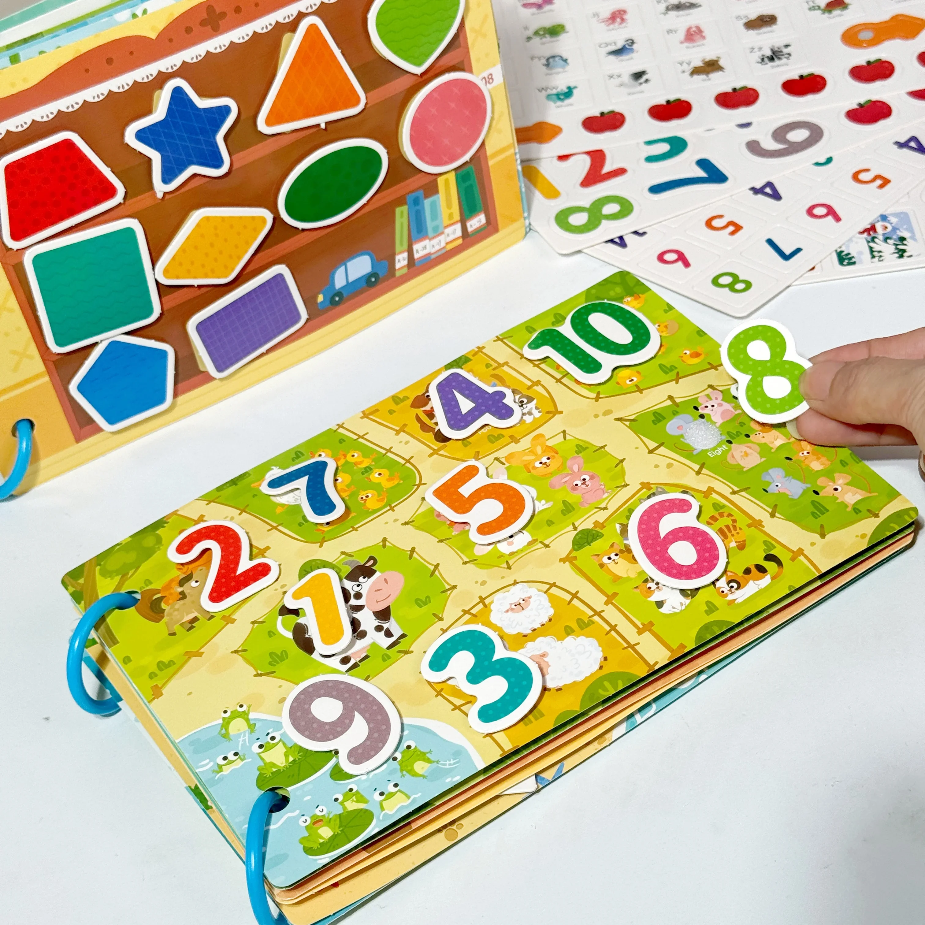 Weather Time Quiet Book Educational Enlightenment Interactive Toys Weather Cognition, Date Learning, Digital Operations Gifts