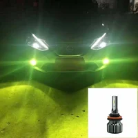 Lámpara LED antiniebla para coche F5, Chip CSP 1860, 14000Lm, 40W, amarillo, blanco, verde, azul, H1, H3, H7, H8, H9, H10, H11, H16, H27, 881, 880