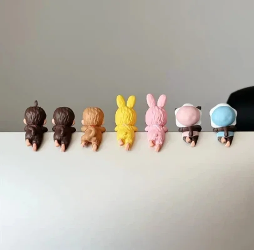 Anime Figure Mengqiqi Lying Posture Blind Box Mini Cartoon Figure Doll Creative Phone Decoration Holiday Gifts Gift For Fans view 5