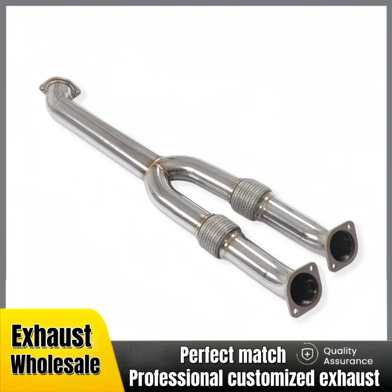 

Car Exhaust Pipe Front Tube Y Pipe for Nissan GTR R35 3.8T V6 2008-2018 Stainless Steel Performance Exhaust System Sound Upgrade