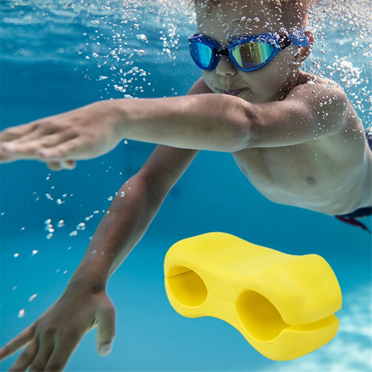 

SEMOIC Freestyle Swim Trainer Leg Cinch Board,Figure 8 Float for Enhanced Swimming Techniques,Ideal for Freestyle Swim Practice