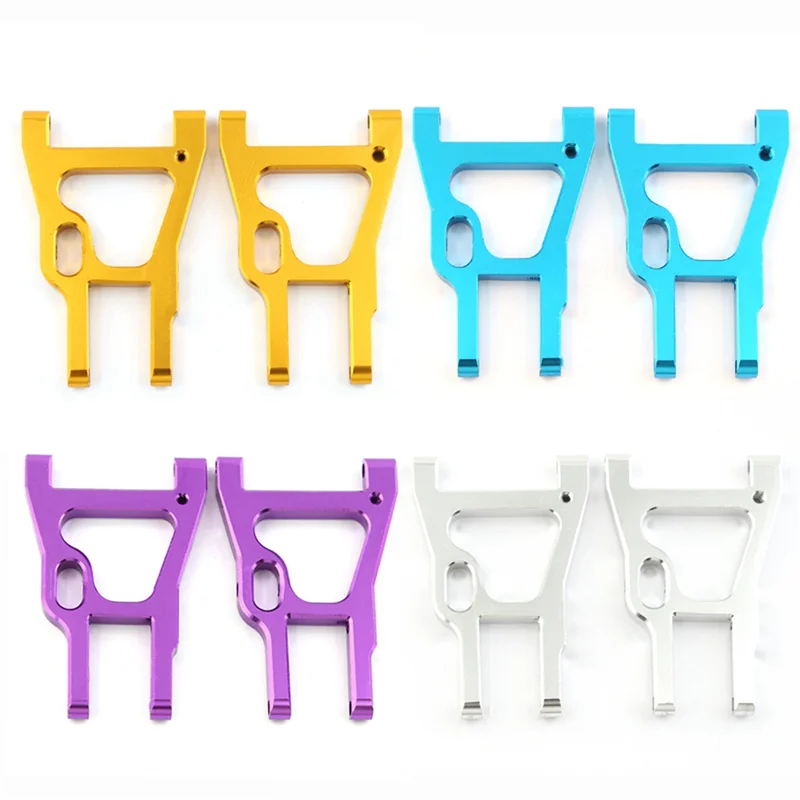 2 uds 102019 brazo de suspensión inferior delantero de Metal 02008 (02161) para HSP 94123 94103 1/10 RC accesorios de piezas de actualización de coche