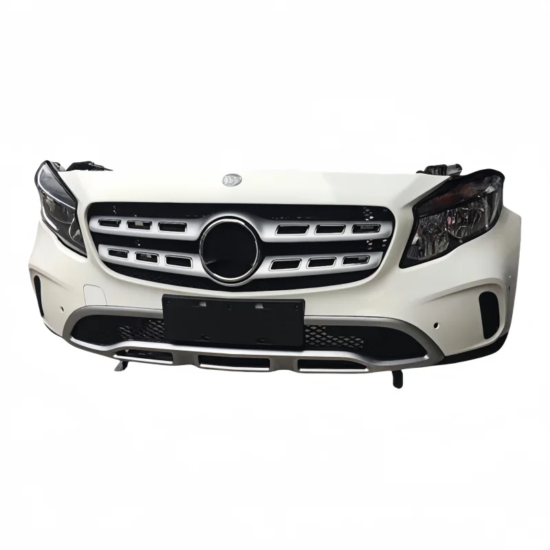-GLA W156 GLA220 GLA260 Front Bumper Assembly Radiator High Quality 2016-2018 1-Year Warranty Screw-On
