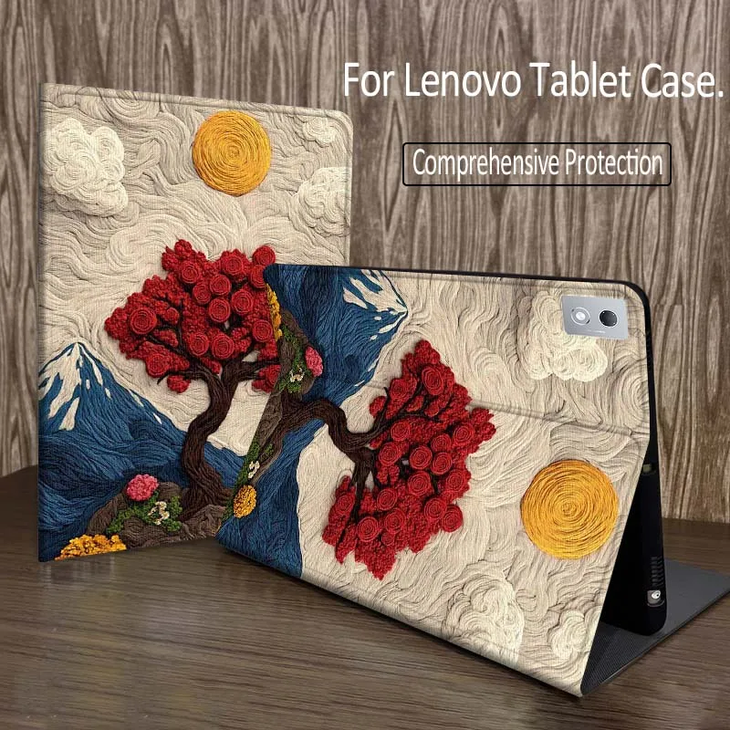 

Artistic landscape pattern Tablet Case For Legion Xiaoxin Pad P12 Pro Y900 GT 2023 2025 12.1 12.7 14.5 inch