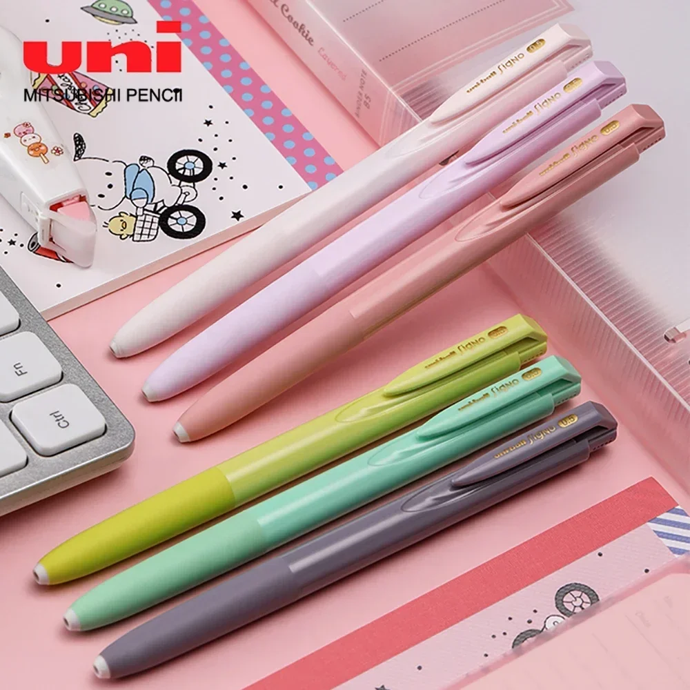 

Japan UNI's New Low-Damping Gel Pen UMN-155 Macaron Limited Edition 0.5Mm New Color Matching Rounded Nose And Smooth Writing