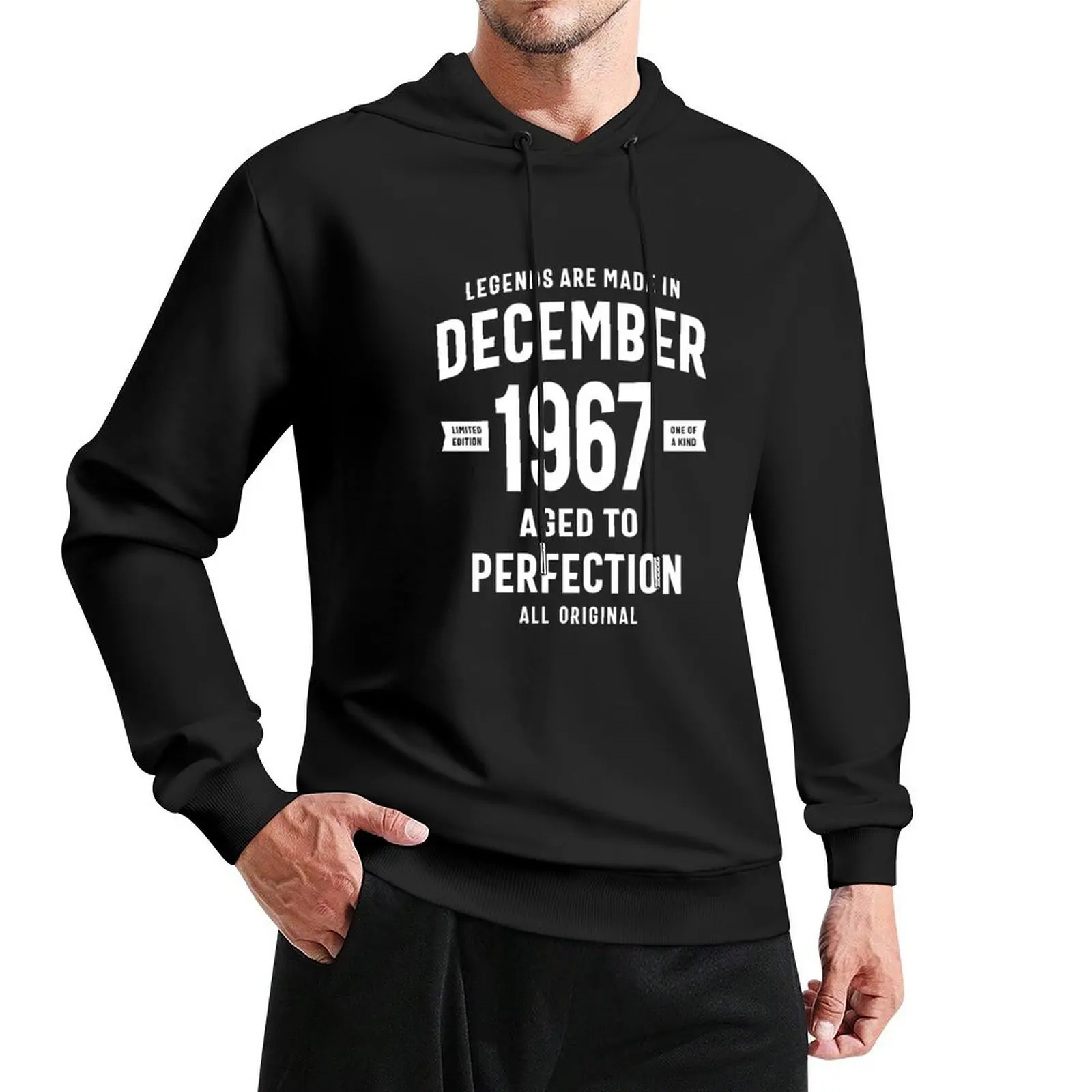 Legends Were Born In December 1967 Birthday Gift Pullover Hoodie autumn jacket men new hooded tee