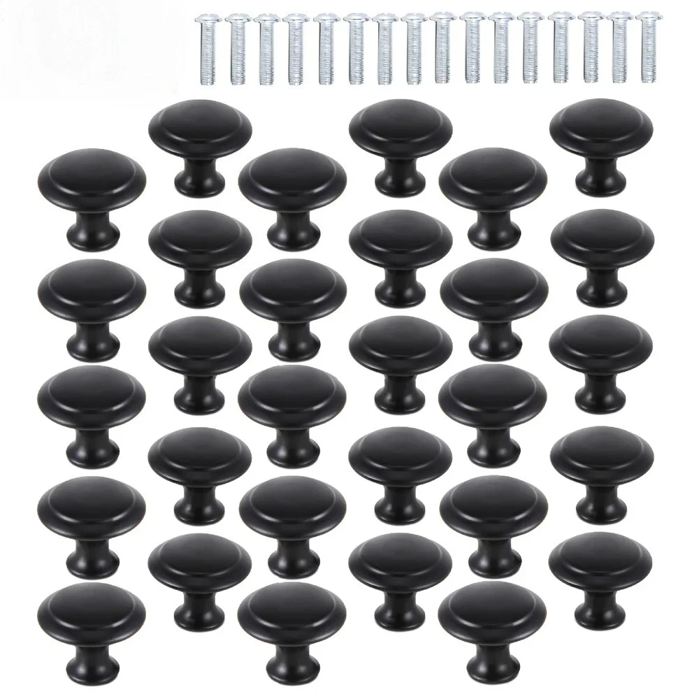 28 Pcs Cabinet Door Knobs Handles Kitchen Cupboard Drawer Pull Bathroom Fashion-Furniture Hardware-Accessories