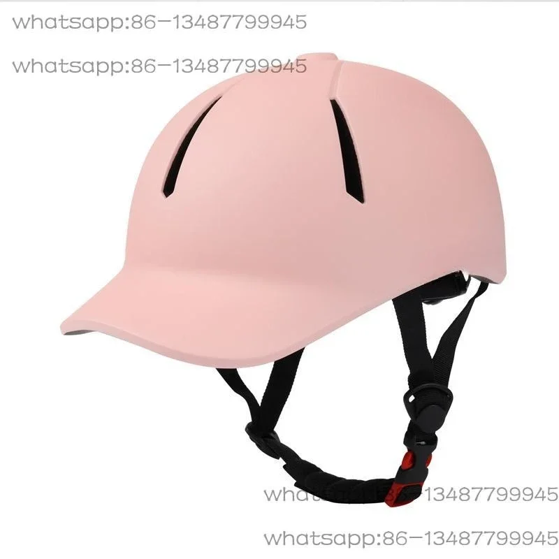 Teen Children's Fashion Cap Leisure Road Riding Helmet Bicycle Ultra Light Sunscreen Baseball Hard Hat 3-8 Years