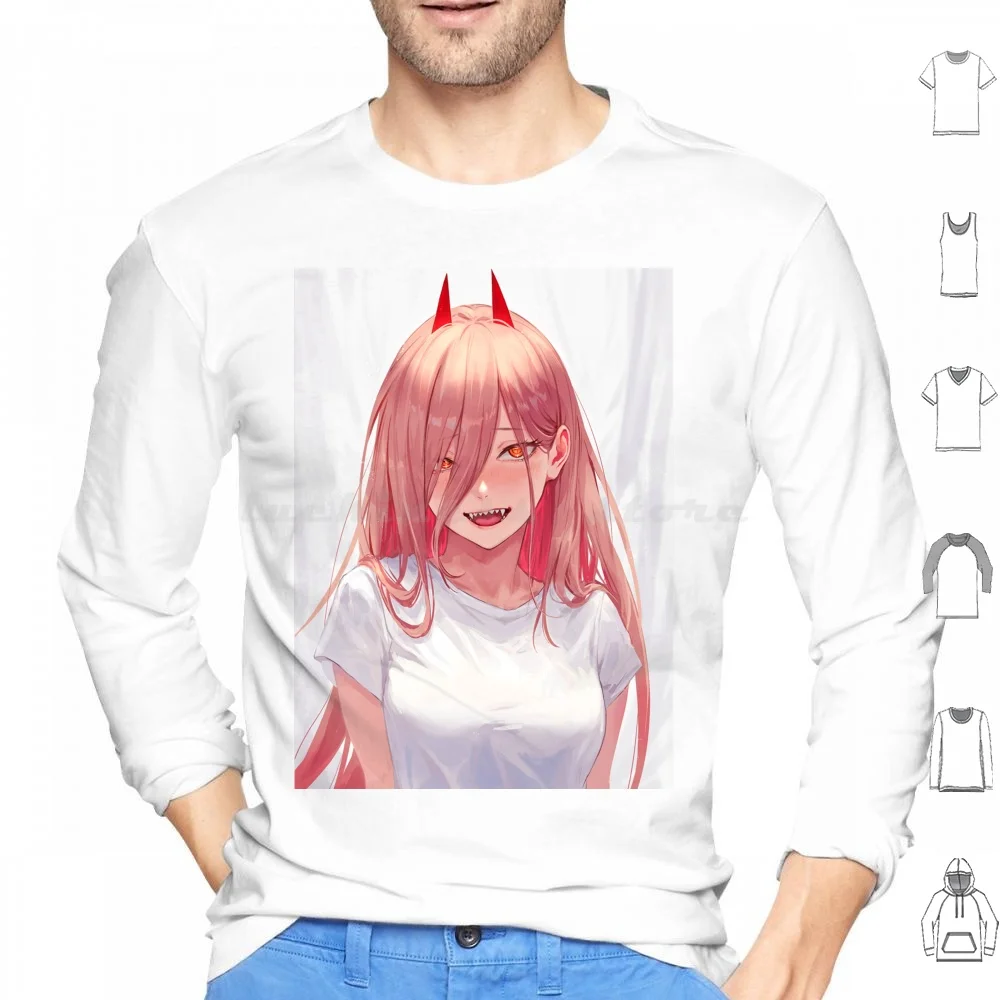 Power Hoodies Long …