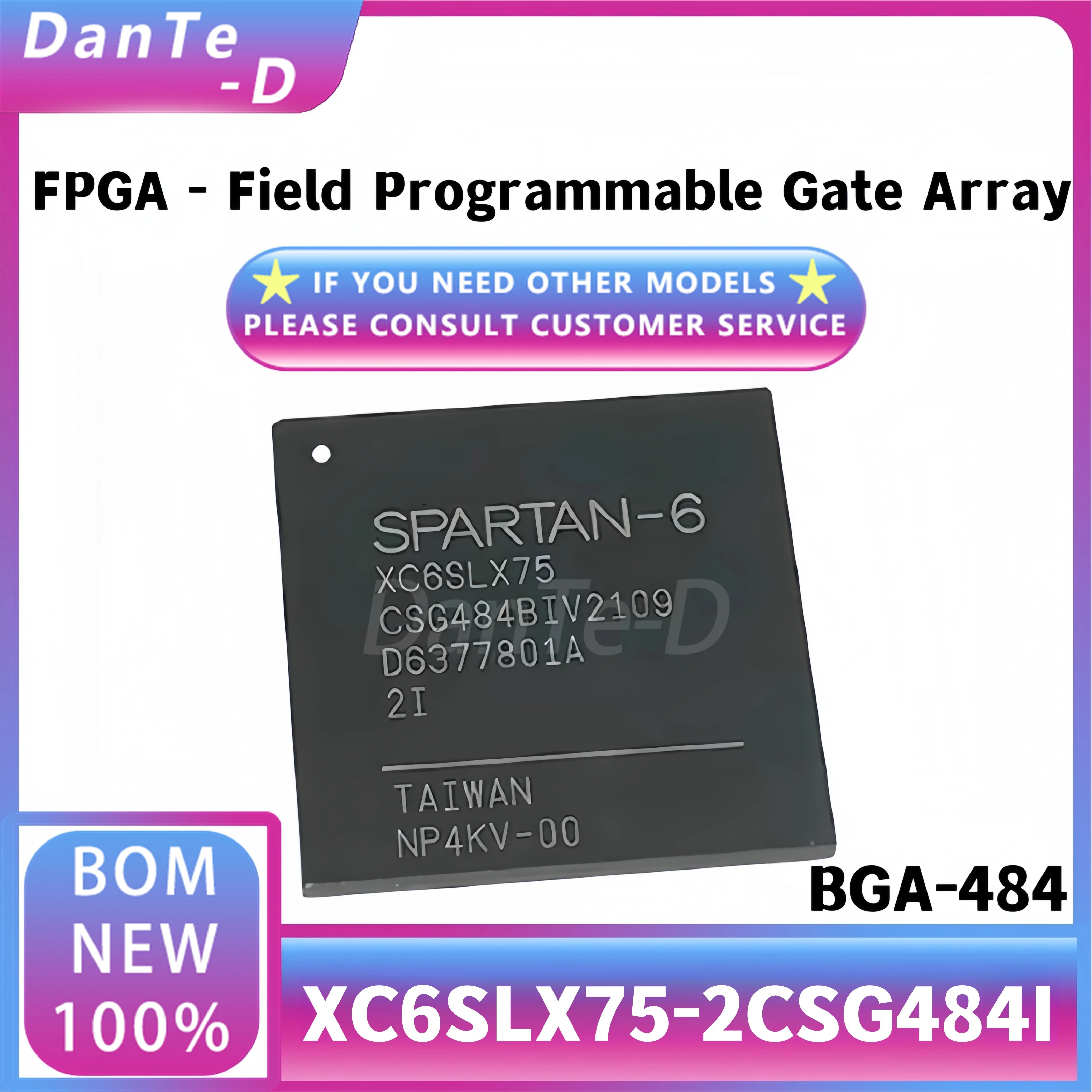 XC6SLX75-2CSG484C 2CSG484I BGA-484 FPGA - Field Programmable Gate Array Original Authentic