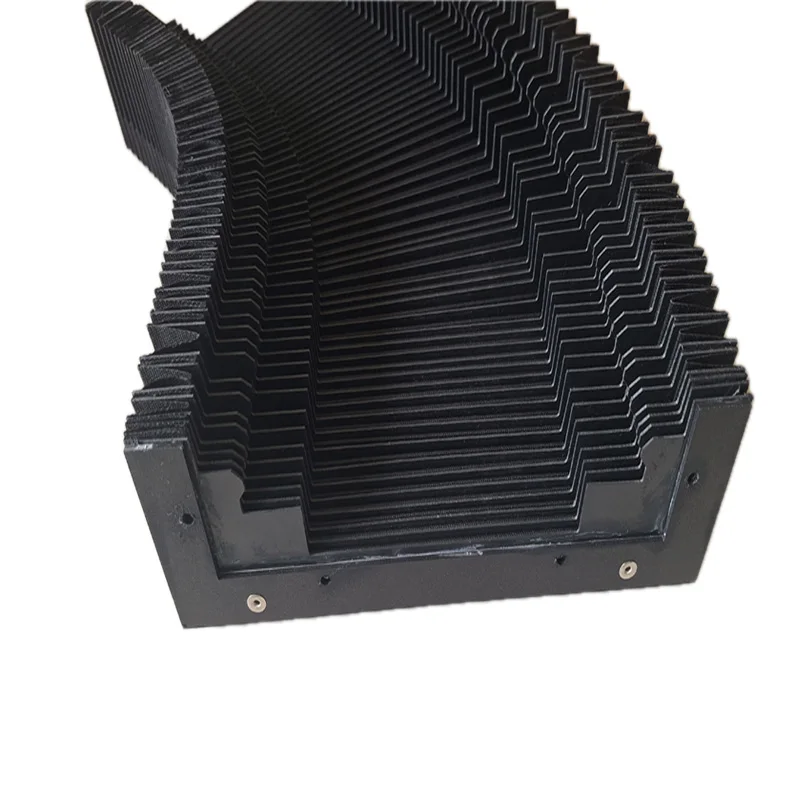 Customized dust cover CNC machine protective shield accordion dust cover fire resistance