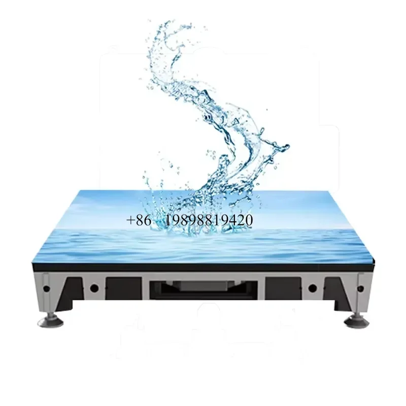 Wmwmnu for Floor Tile Led Screen P3.9 P4.8 High Resolution Outdoor Interactive Sensitive Video Panels Led customized product