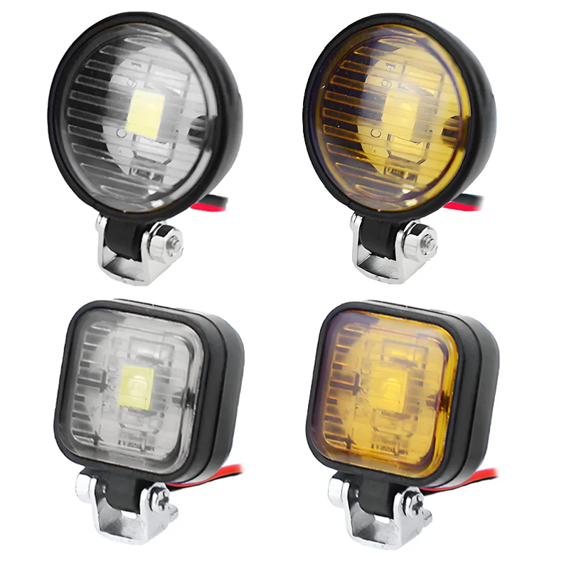 RC Car Spotlight Light Decorate for 1/14 Tamiya RC Truck for SCANIA for Volvo FH16 1/10 RC Crawler Car TRX4 RC4WD VP FMS