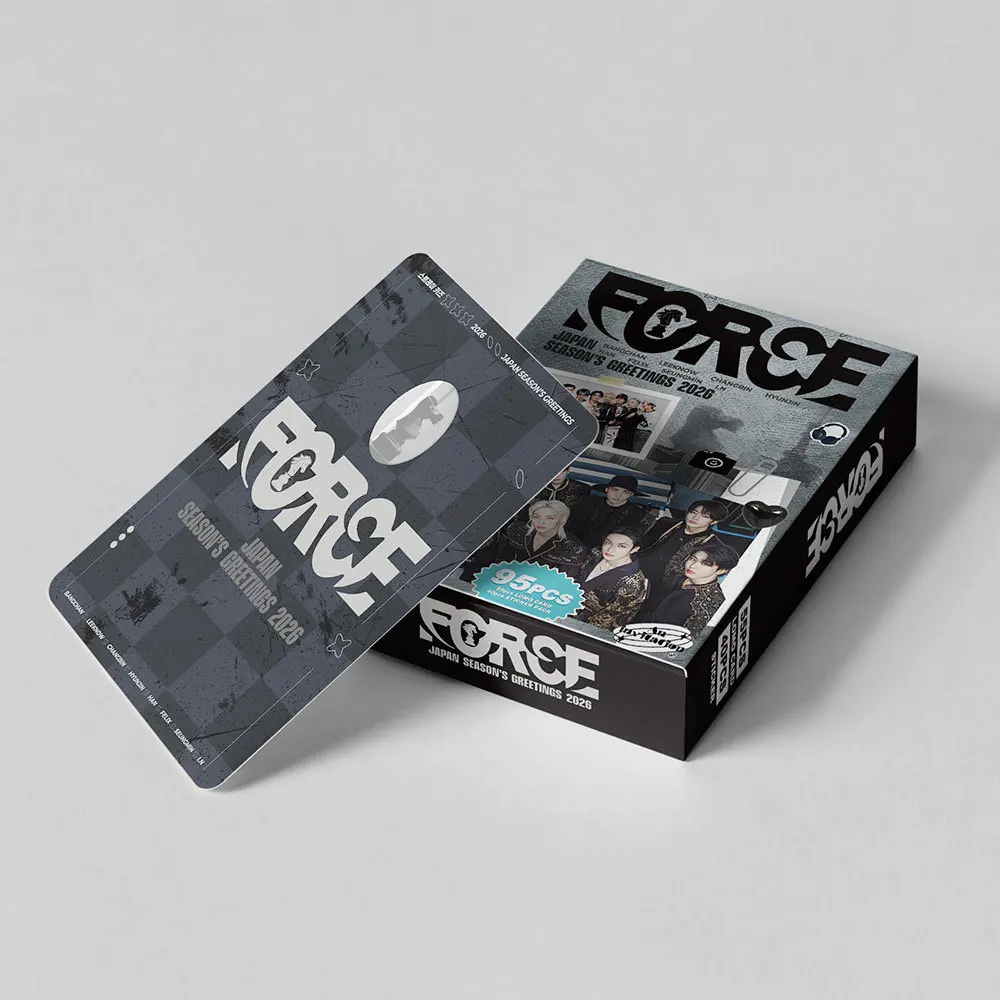 جديد 95 Straykids الرجال الفرقة ملصقات البطاقات الصغيرة SK 2026 FORCE ألبوم بطاقة الملحقات LOMO بطاقة صغيرة
