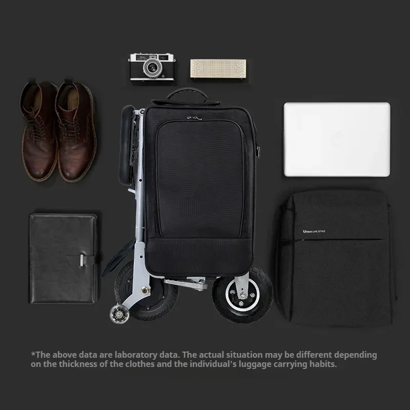 Folding Electric Suitcase Ultra-light Portable Suitcase with Battery 70km Range Riding Suitcase That Can Be Used on the Subway