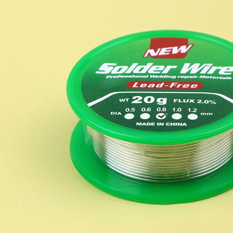 

1 рулон, 0,6/0,8/1 мм, бессвинцовая, низкотемпературная проволока для припоя с флюсовым сердечником, оловянная проволока для припоя с канифольным сердечником без мытья Sn99.3Cu0.7