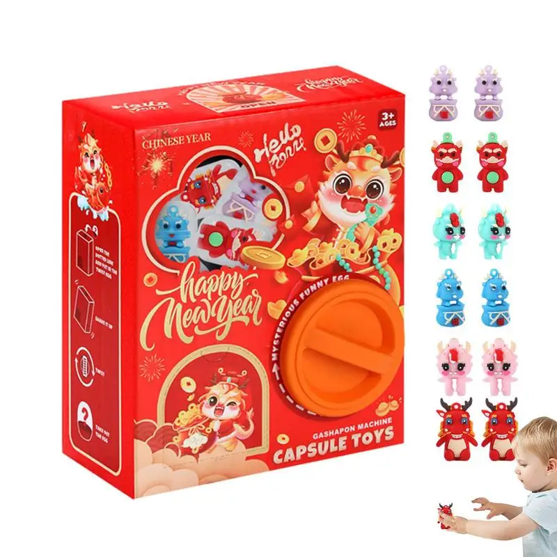 

Vending Machine Toys Chinese New Year Children Mini Claw Machine Toys Lucky Egg Twisting Machine Toy For Boys Girls