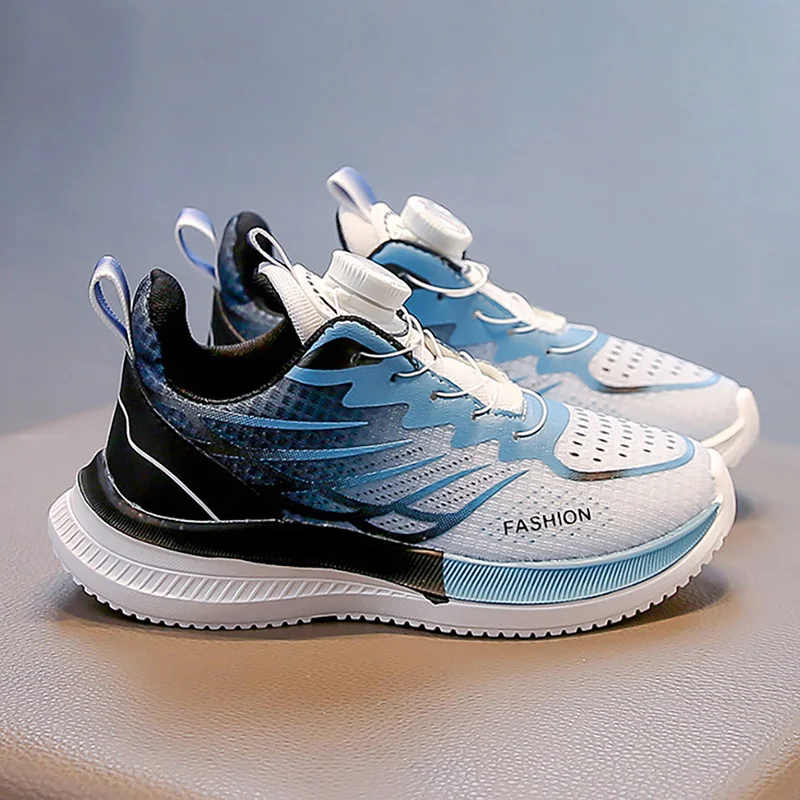 

Autumn Sport Shoes For Children Mesh Breathable Teenager Kid's Sneakers Soft-soled Anti-slippery Boy's Girl's Running Shoes