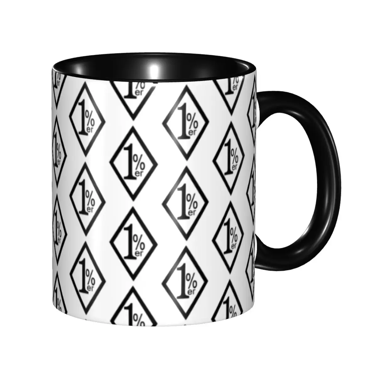 

Персонализированная керамическая кружка для кофе с надписью "1% избранных" для мотоциклетного клуба, креативный подарок