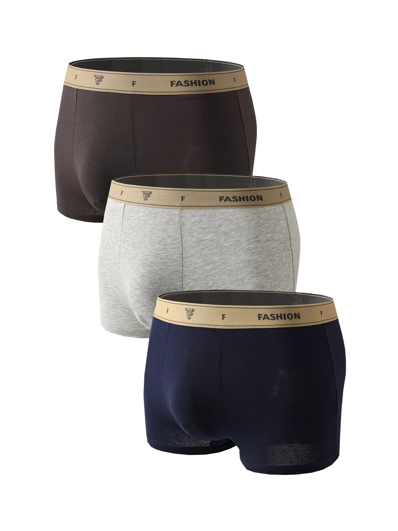 

3 pieces of men's briefs for casual daily wear, comfort, breathability, sports and elasticity