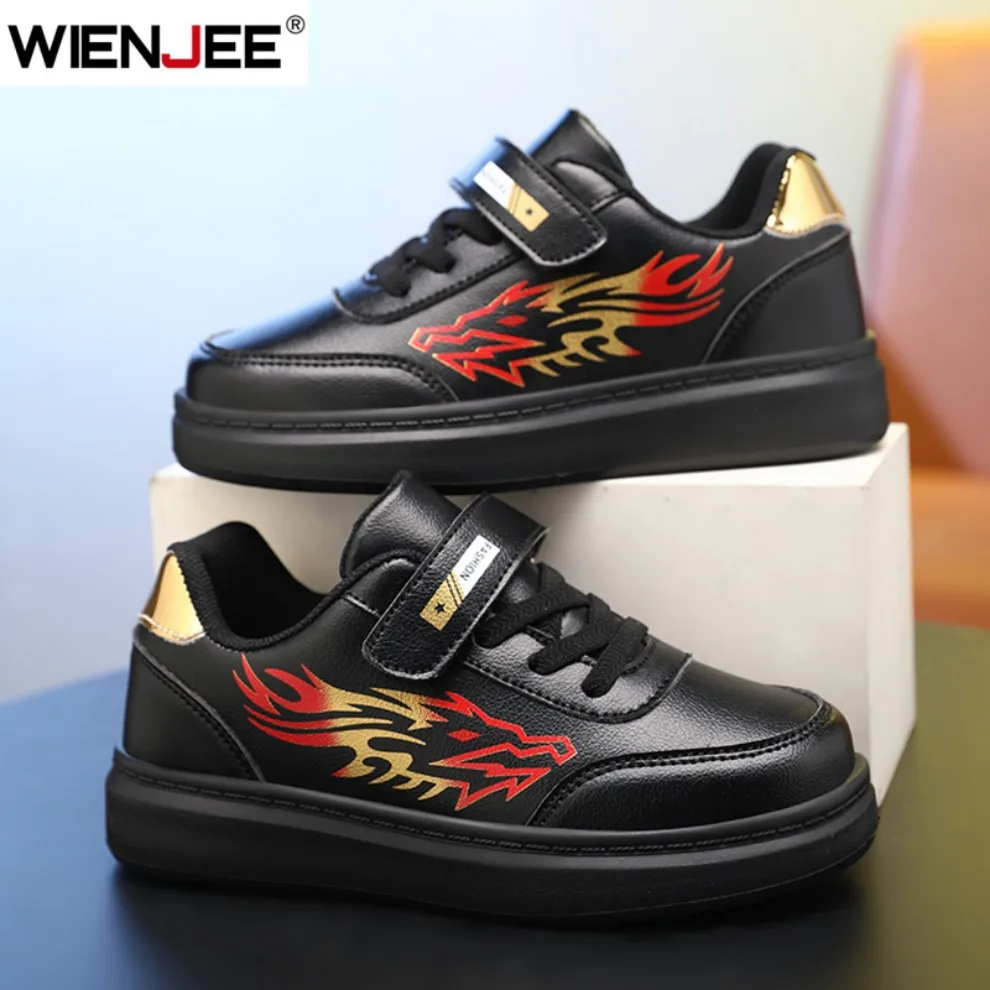 

Children's Sports Shoes Boys Casual Running Sneakers Breathable Non-Slip Flat Walking Shoes Fashion Kids Athletic Footwear