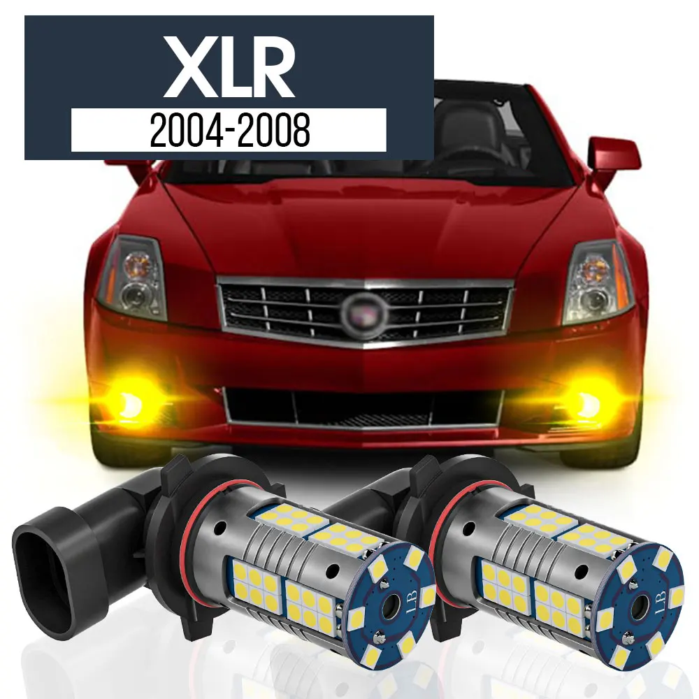 

2pcs LED Fog Light Lamp Blub Canbus Accessories For Cadillac XLR 2004 2005 2006 2007 2008