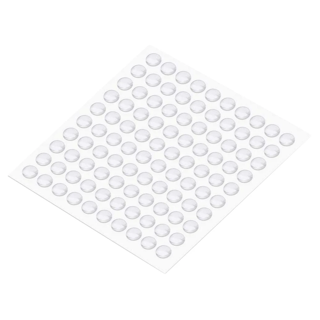 100 캡슐 자체 접착 고무 가구 범퍼 패드, 문 캐비닛 서랍 가구 유리 테이블 공예