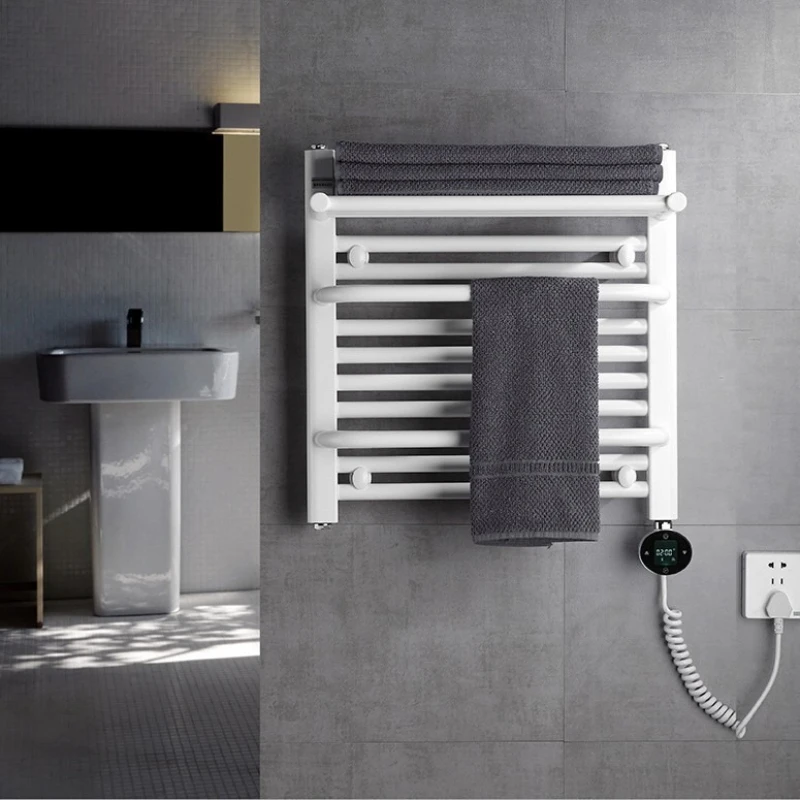 

Intelligent electric towel rack household bathroom toilet heating constant temperature drying integrated bath storage