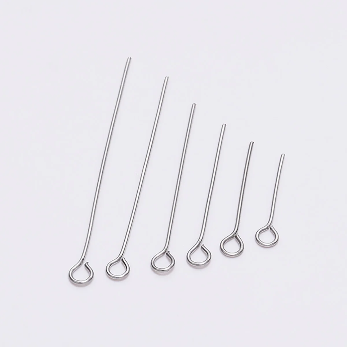 100Pcs Hot Sell Multi Specification Stainless Steel 9-Pin Multi-purpose DIY Jewelry Accessories Jewelry Bead Materials Wholesale