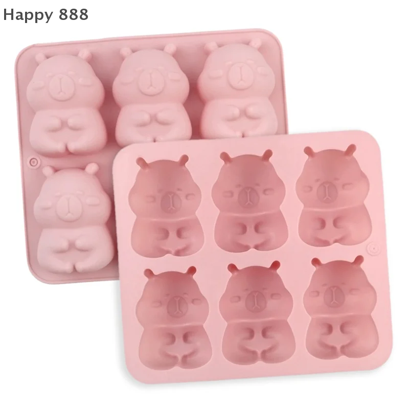 Kapibara Silicone Ice Tray – DIY Chocolate, Candy & Biscuit Mold For Baking And Gifting