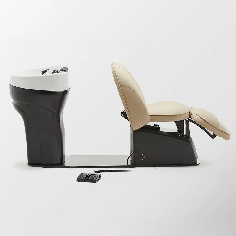 Shampoo bed Beauty salon Electric hair salon Semi-reclining ceramic recliner