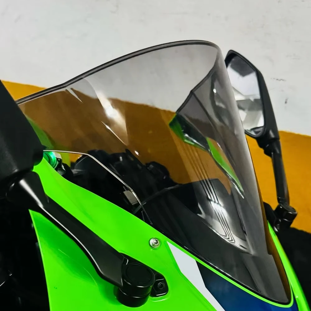 ZX6R Motorcycle Windscreen For Kawasaki Ninja ZX-6R ZX 6R 2024 2025 2026 Windshield Wind Deflectors Double Shield Protector zx6r