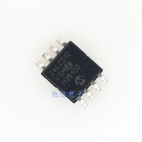 Free shipping    24LC512-I/SN  SOP8      10PCS
