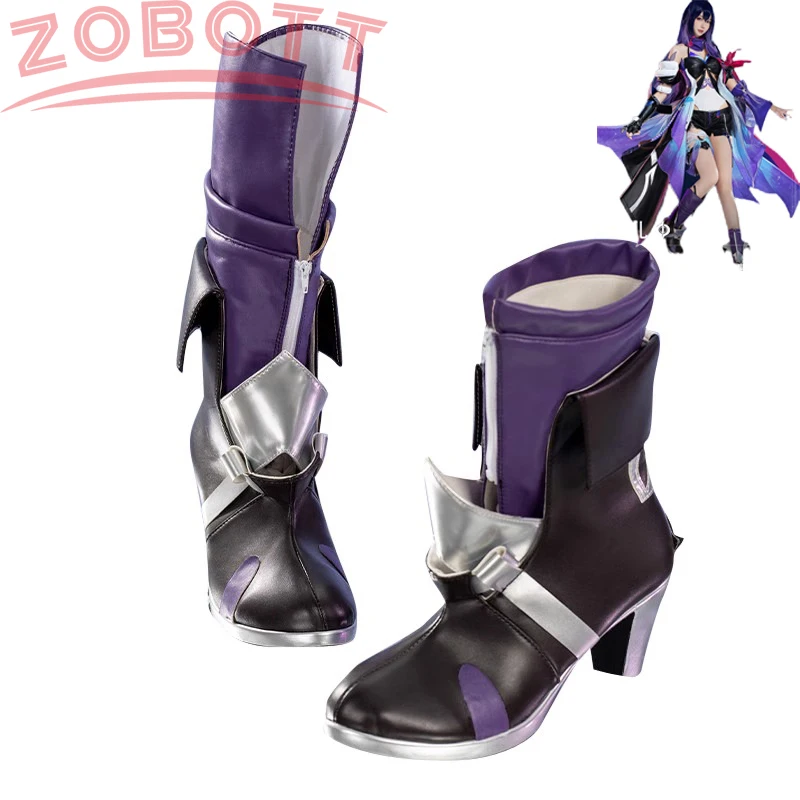 

Seele Shoes Cosplay Anime Game Honkai: Star Rail Fashion High Heels Short Tube For Women Party Role Play Accessories