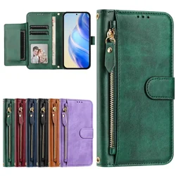 Pova4 5 6 7 Pro 5G Zipper Wallet Case For Tecno Pova 6 Neo Crossbody Strap Leather Flip Book Cover Pova 7 Ultra Neo 2 3 Funda