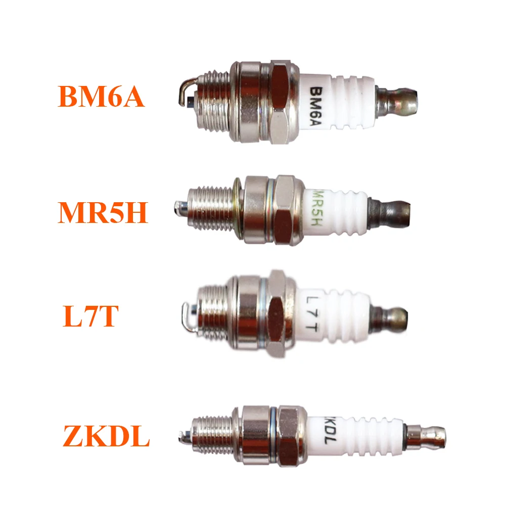 New 1PC BM6A Spark Plug Glow Plug Standard Spark Plug BM6A Small Engine Replacemnet for 2-stroke Chainsaw Lawn Mower Strimmer