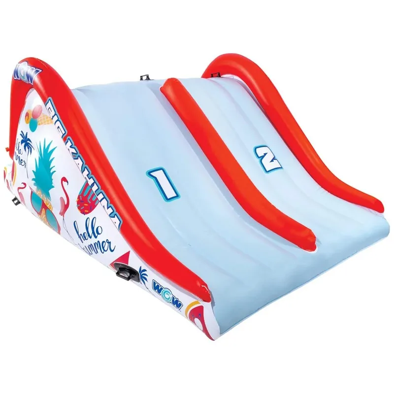 Kids Inflatable Water Slide Pool Portable Outdoor Swimming Slide Backyard Garden Summer Water Game Toy